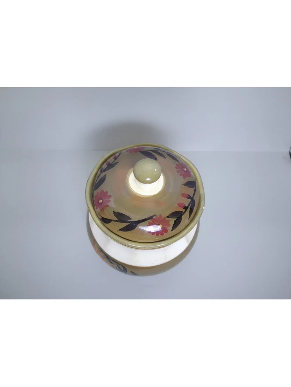 Certified International Margaret LeVan Sunflower Ceramic Kitchen Canister Jar 8